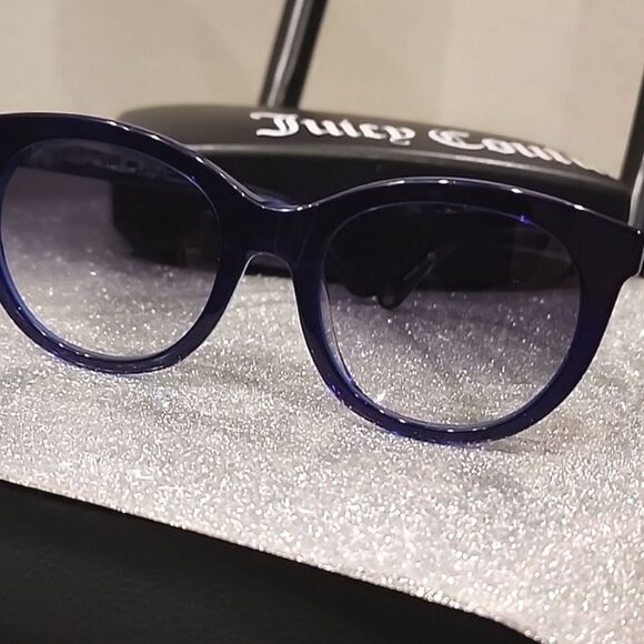 Juicy Couture Rectangle Blue Violet Gradient Sunglasses main image 8